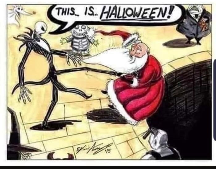 Nightmare Before Christmas and 300 Mashup Meme