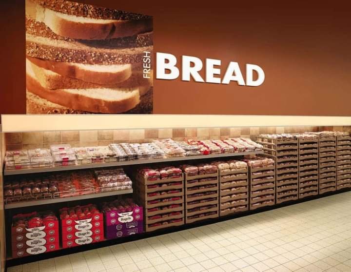 Aldi Bread Section 
